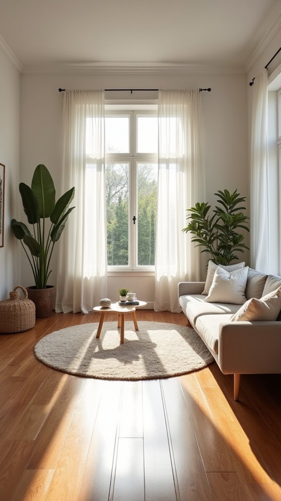 light airy minimalist retreat