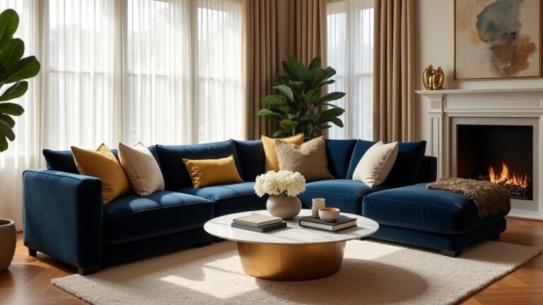 luxurious cozy sectional designs