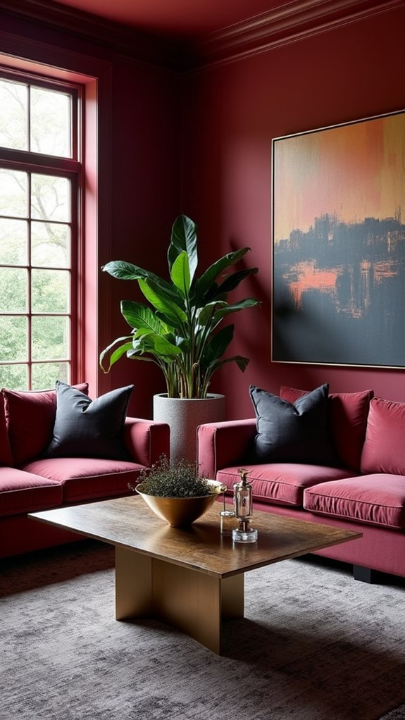 luxurious warm color combination