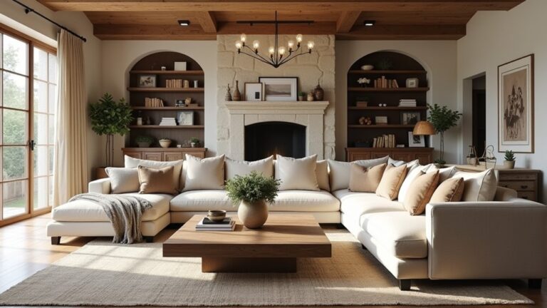 luxury farmhouse living rooms