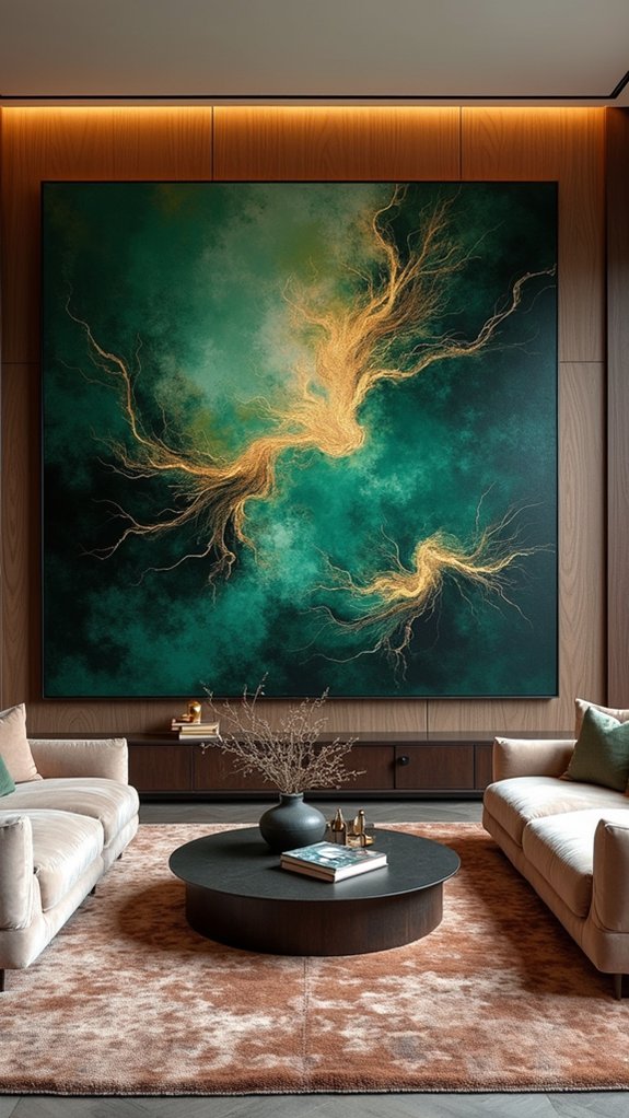 luxury statement artwork selection
