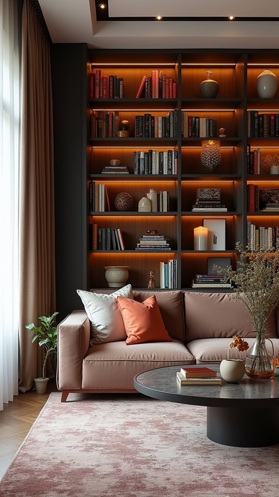 maximize space with bookcases