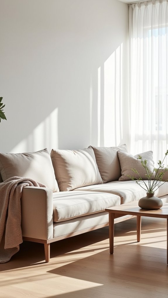 minimalist elegance and comfort