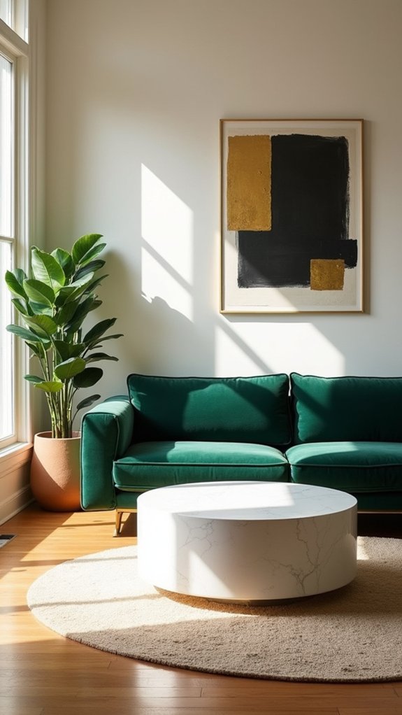 minimalist elegant mid century decor