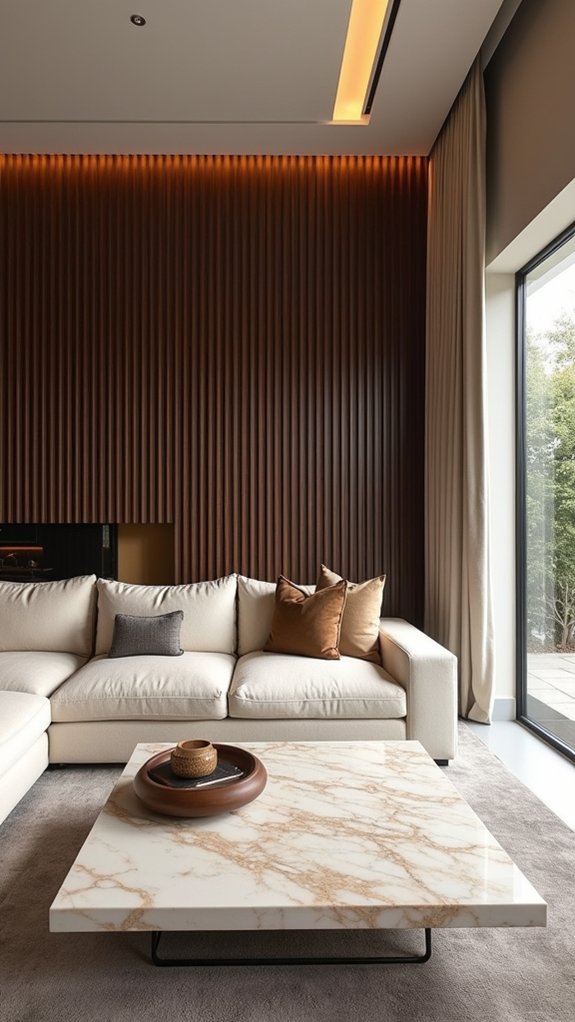 modern vertical slat elegance