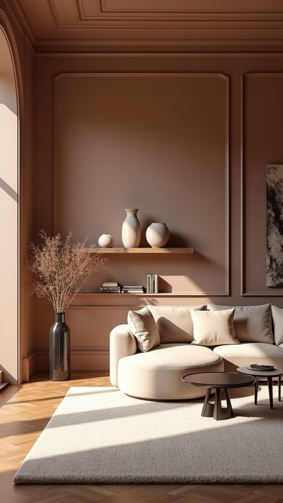 modernist ledge shelving elegance
