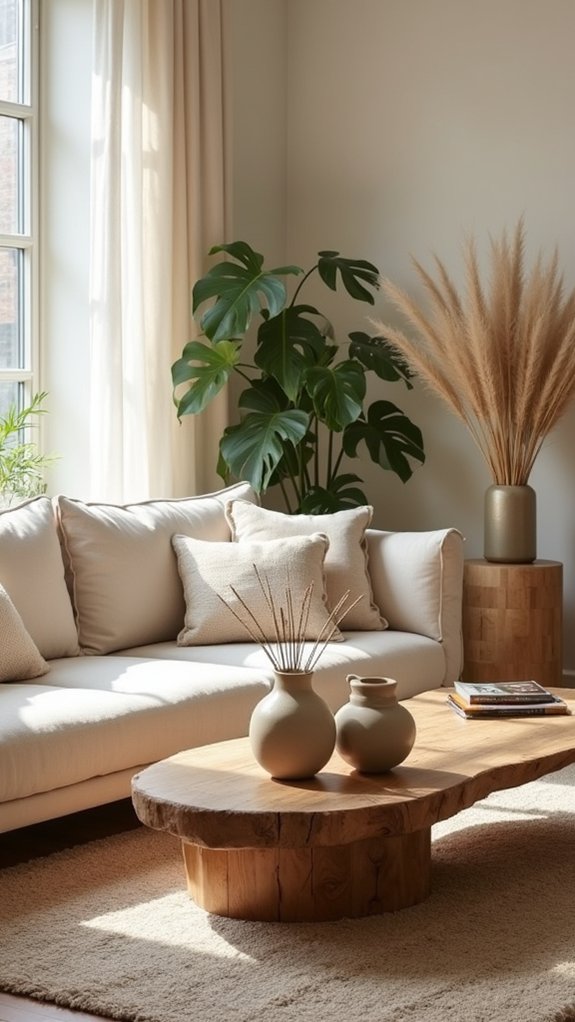natural materials enhance sophistication