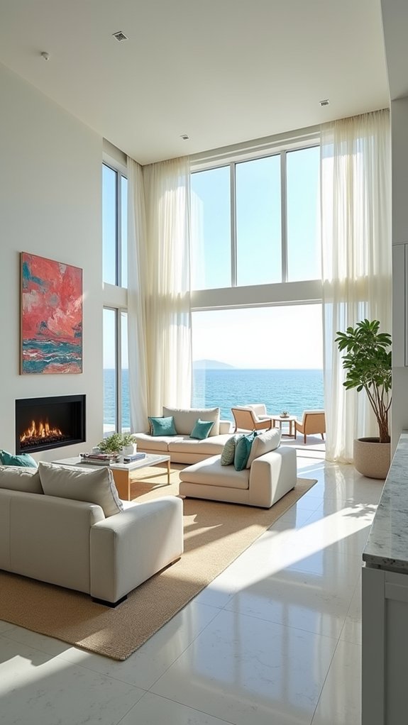 ocean inspired vibrant retreat