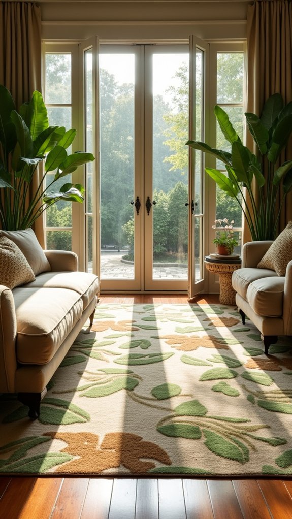 outdoor inspired vibrant rugs