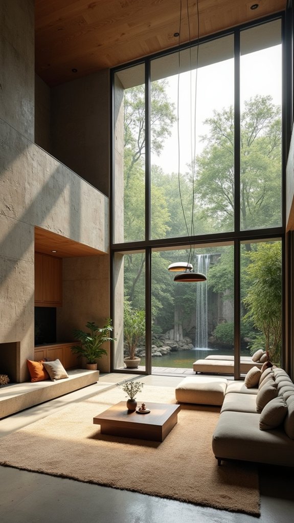 peaceful living room oasis