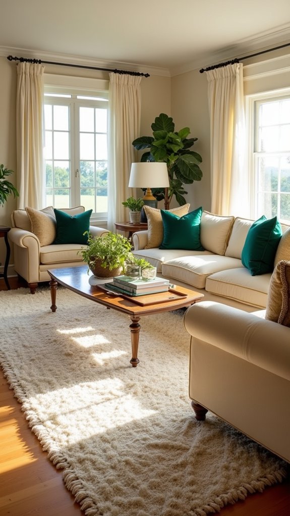 playful tassels enhance decor