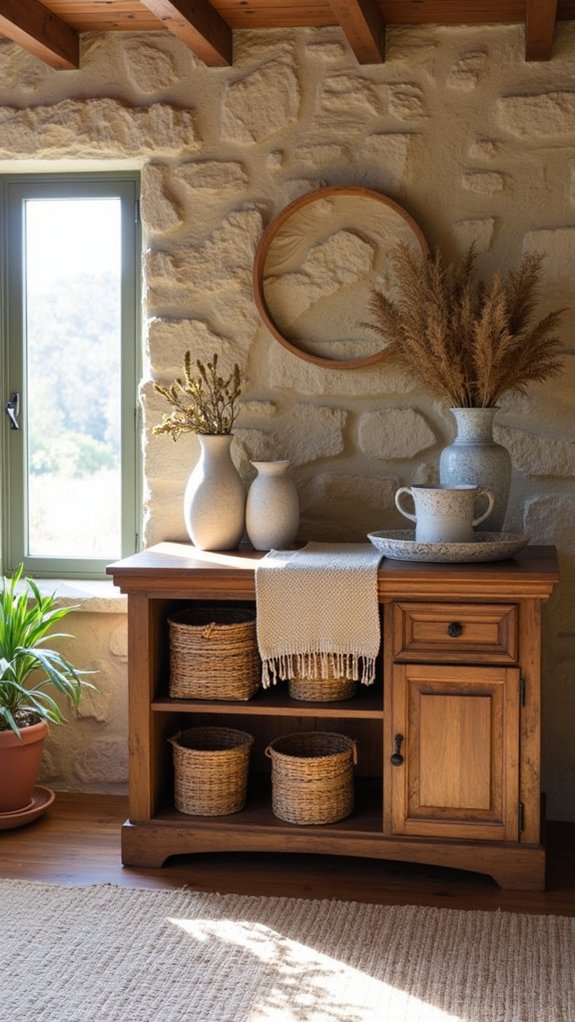 rustic charm with storage