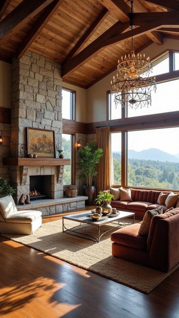rustic elegance with glam