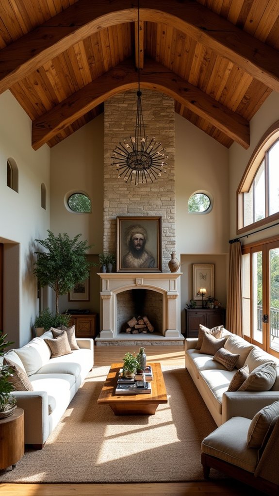 rustic elegance with warmth
