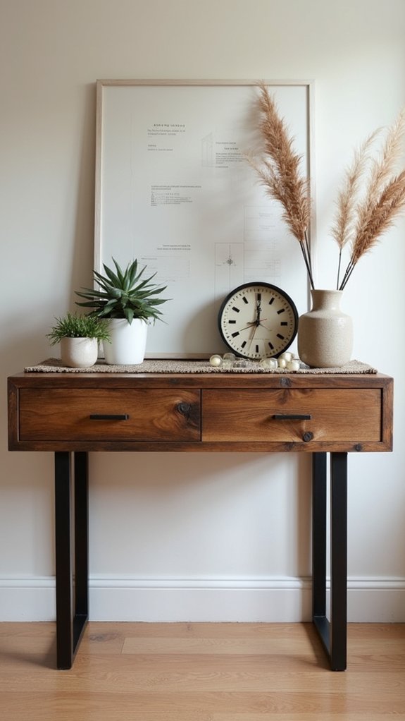 rustic industrial wood elegance