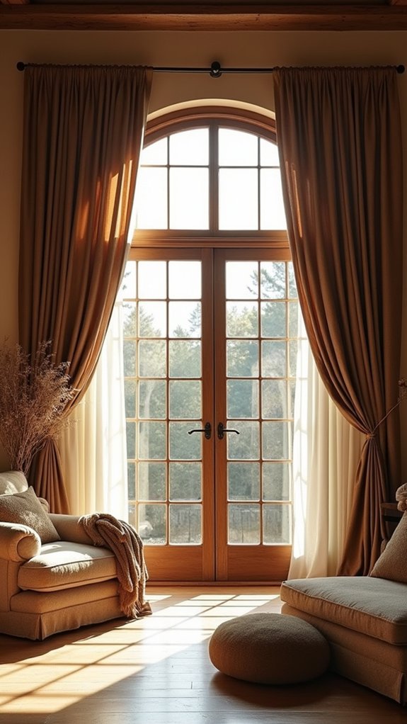 rustic textured fabric comfort