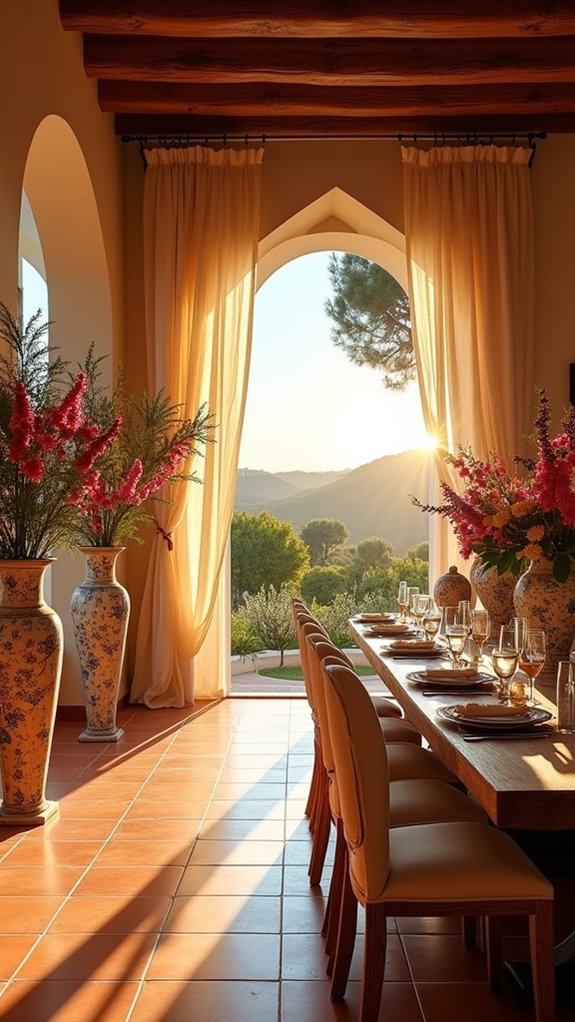 rustic warmth and vibrancy