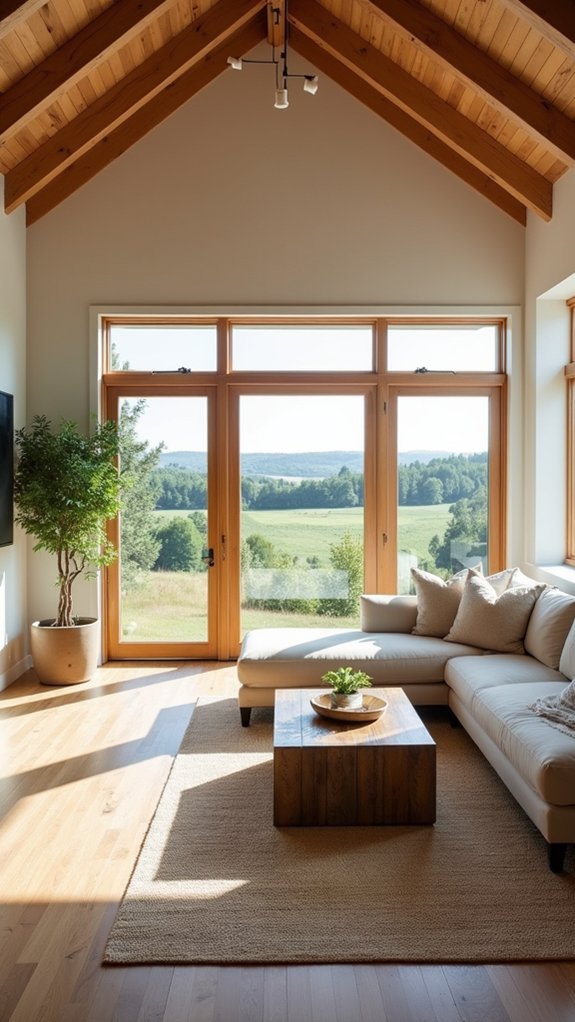 rustic warmth contemporary flair