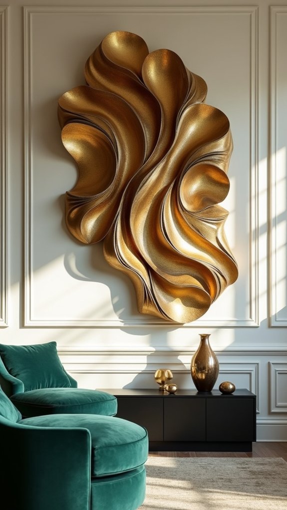 sculptural wall art elegance