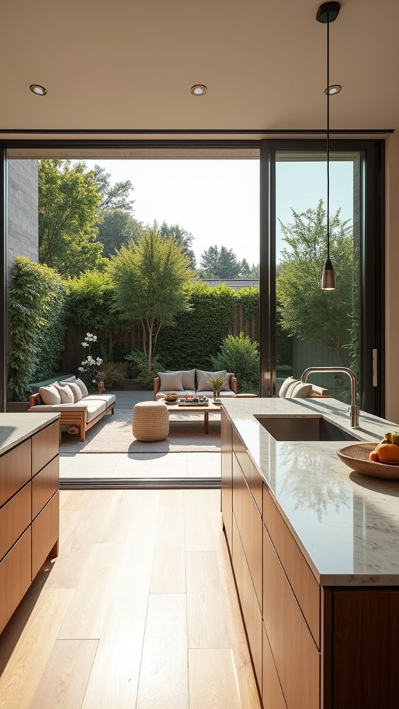 seamless indoor outdoor connection