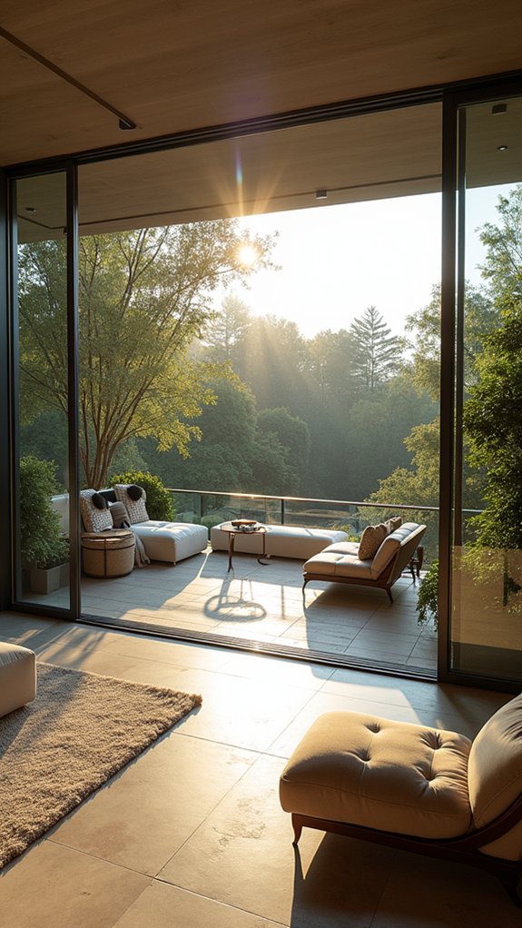 seamless outdoor living space