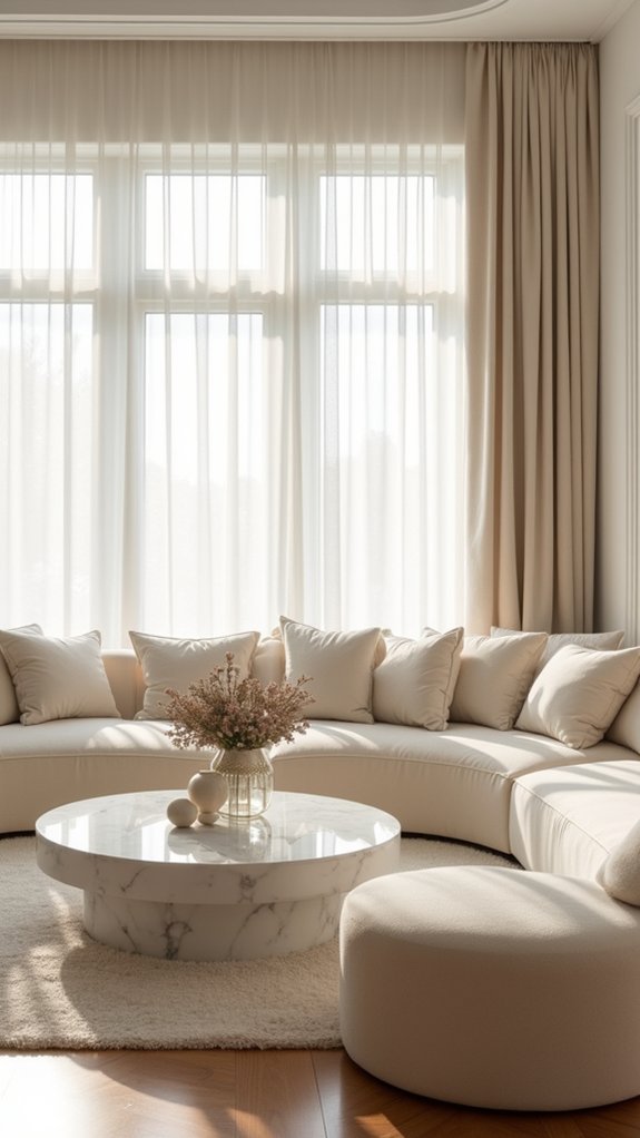 serene linen white elegance