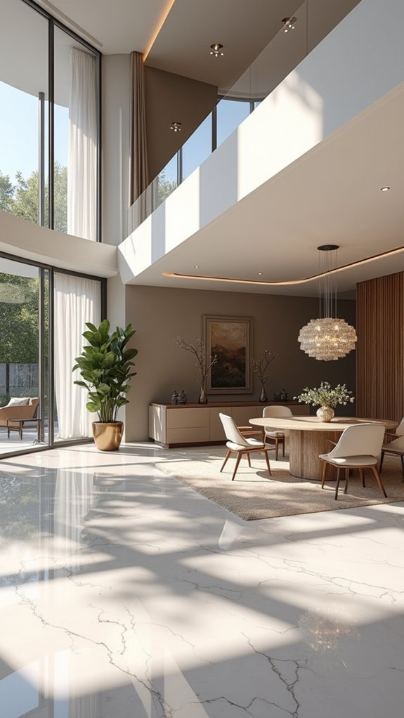 serene minimalist living spaces