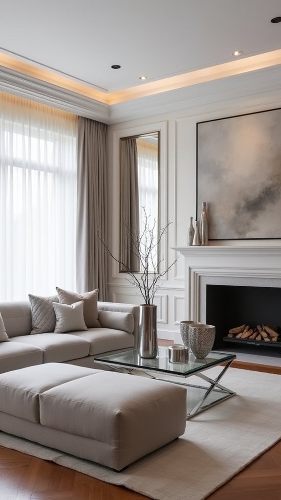 serene sophisticated living room