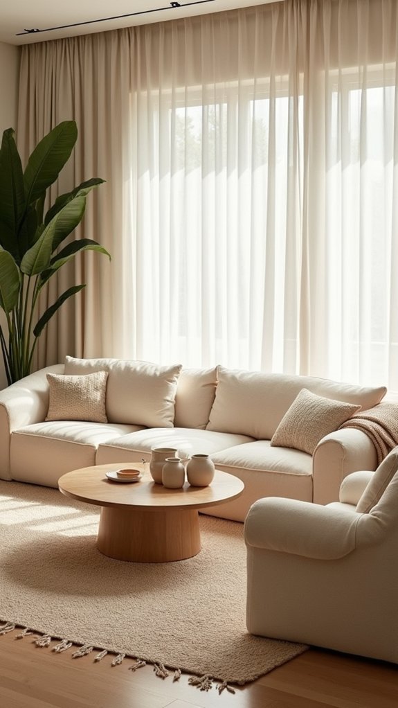 serene space with neutrals