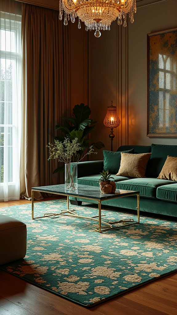 silk rugs enhance luxury decor