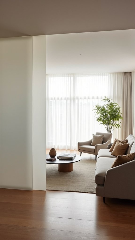sleek modern light partitioning solution