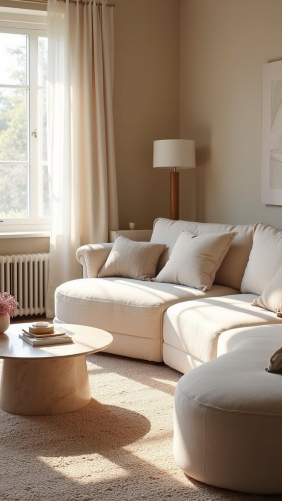 soft rugs enhance comfort