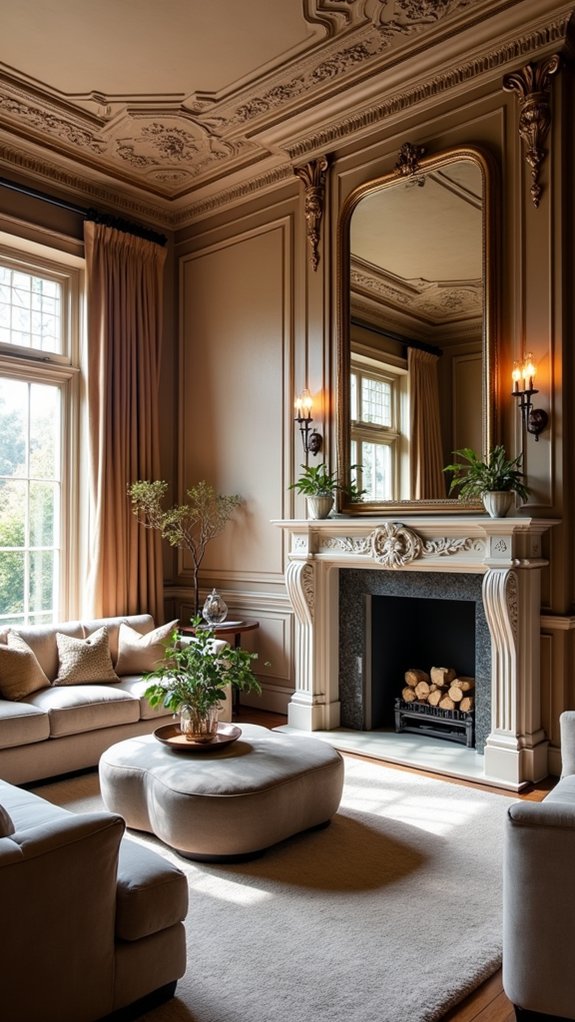 sophisticated decorative molding design