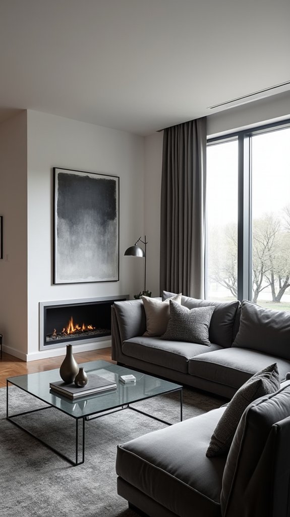 sophisticated monochromatic gray elegance