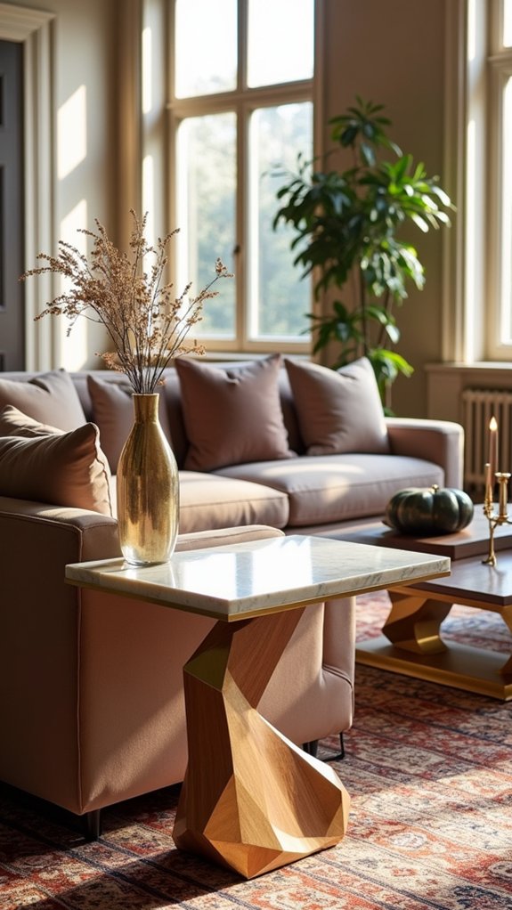 sophisticated side table elegance