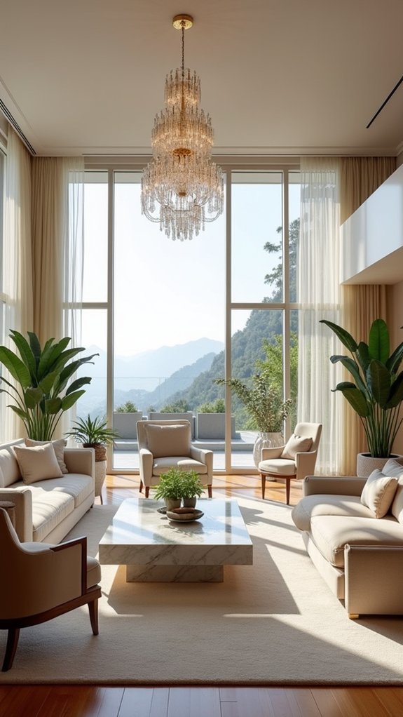spacious open concept luxury