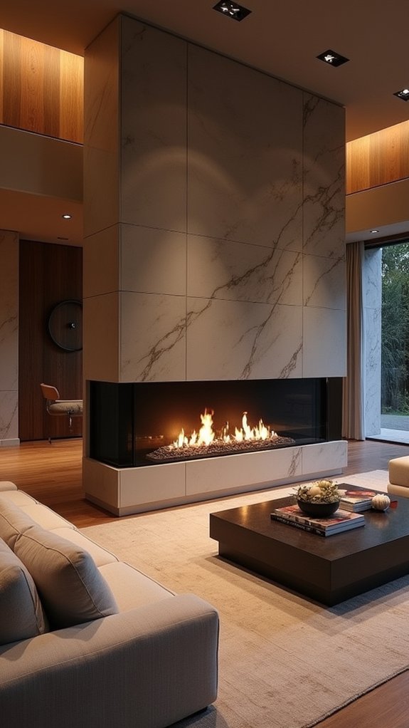 striking focal point fireplaces