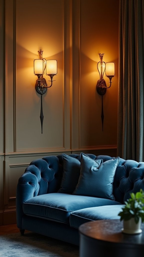 stylish sconces elevate ambiance