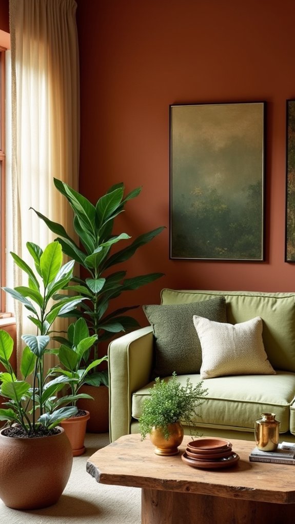 terracotta and sage elegance