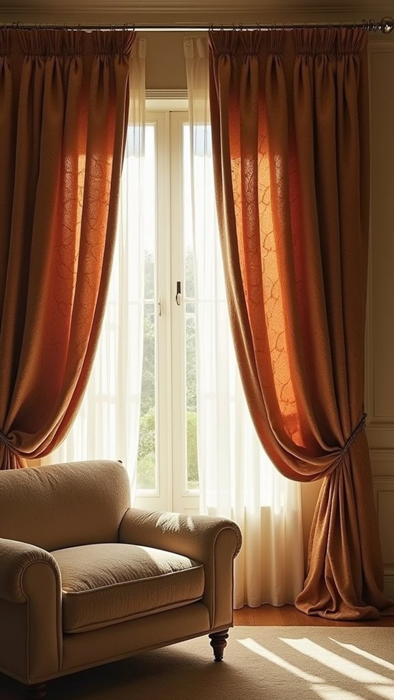 textured chenille curtain elegance