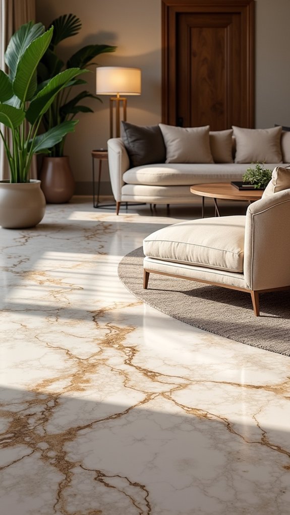 textured marble earthy charm