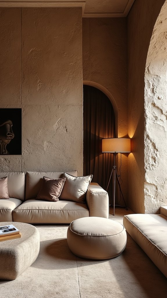 textured stone partitions elegance