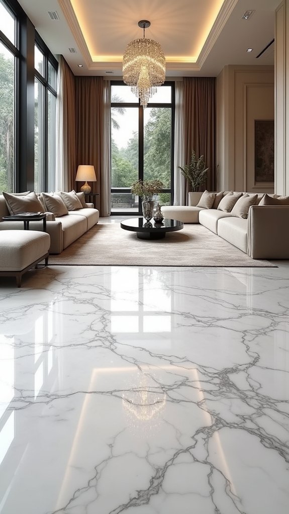 timeless luxury marble flooring