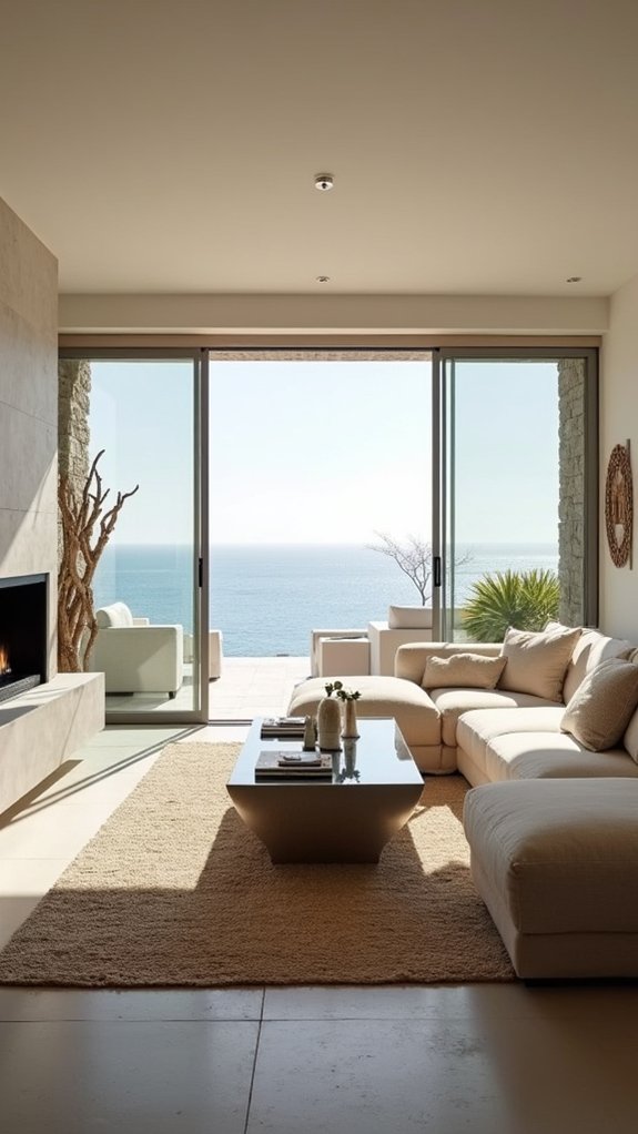 tranquil coastal retreat ambiance
