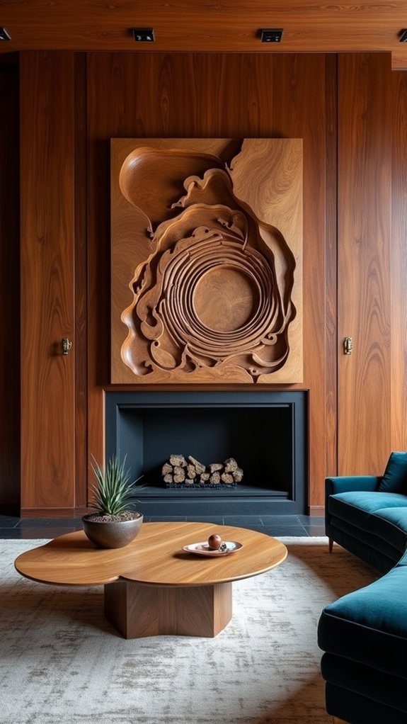 unique handcrafted wood decor