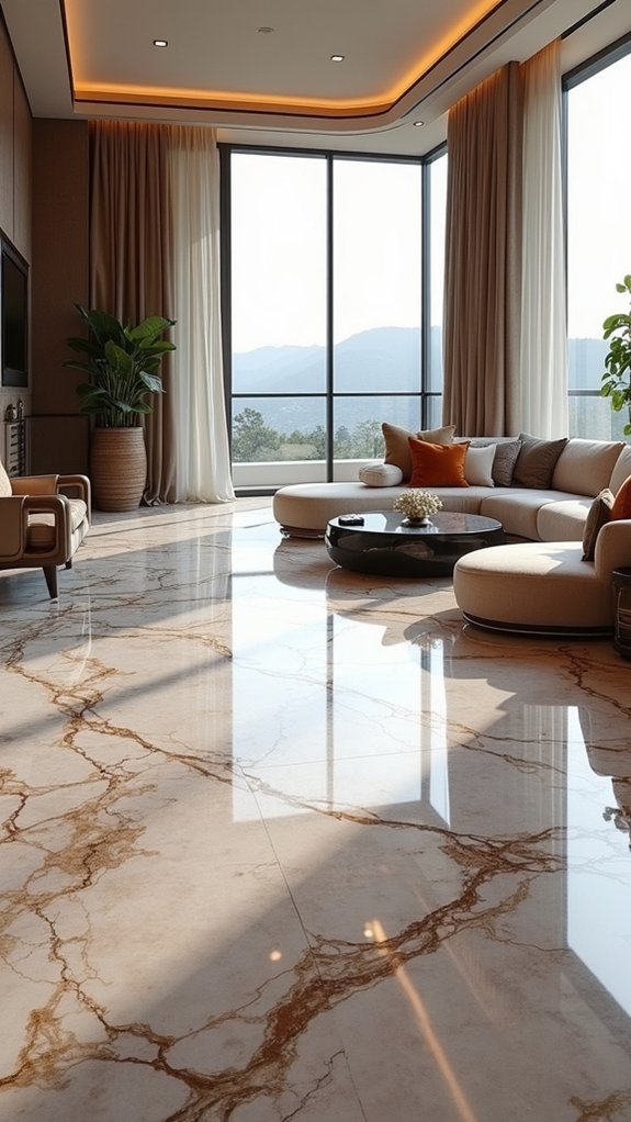 unique marble edge treatments