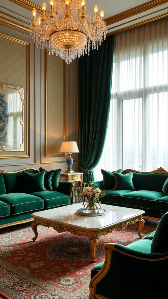 velvet luxury with gold