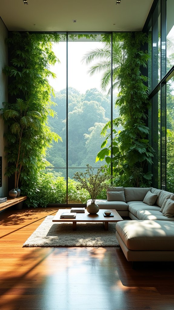 vertical gardens enhance interiors