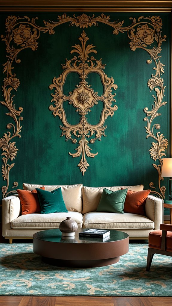 vintage wall pattern ideas