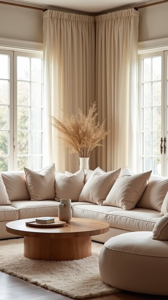 warm and tranquil palette